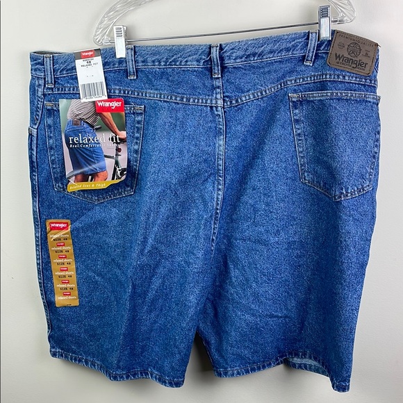 New Wrangler Men's Blue Denim Shorts - Picture 1 of 5